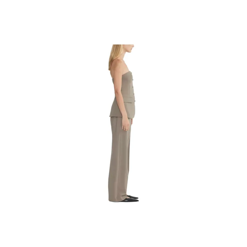 ARITZIA Babaton Insider Tube Top Strapless Top Women's Felted Taupe-3