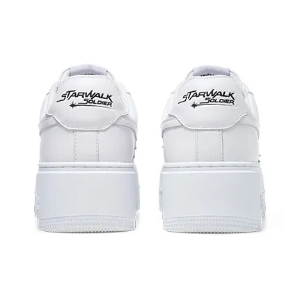 Starwalk Soldier Low Top Skateboard Shoes Unisex White-4