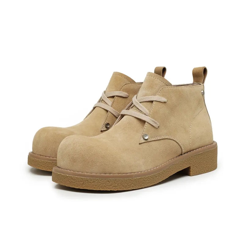 Mo Xu High Top Casual Shoes Unisex Sand-2