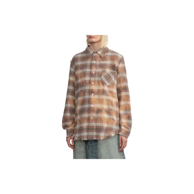 R13 Check Pattern Shirt-2