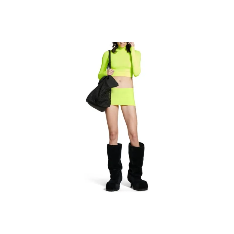 Balenciaga Turtleneck Cropped Top-2