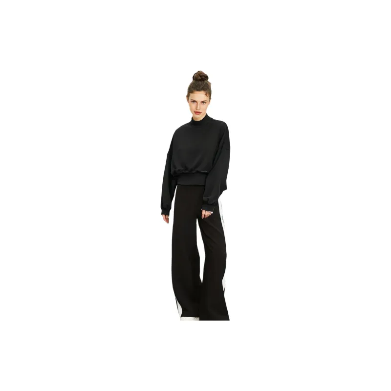 Alexander Wang Mock neck Cropped Sweatshirt-5