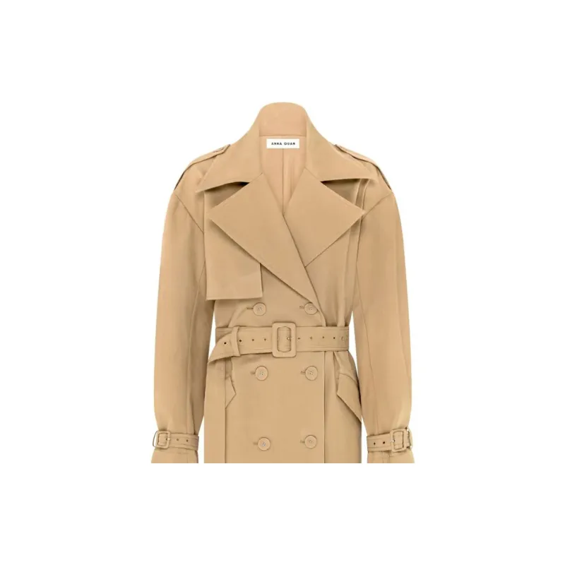 Anna Quan Madden Gabardine Trench Coat-1
