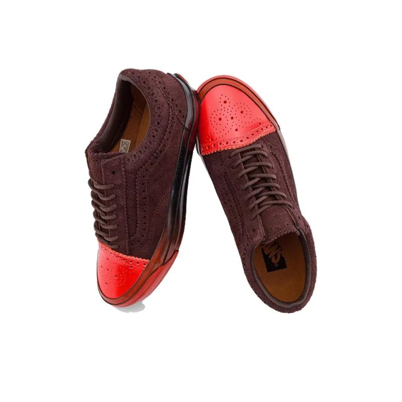 Vans Old Skool Anti-Slip Wear-Resistant Low-Top Skateboard Shoes Unisex Umber-2