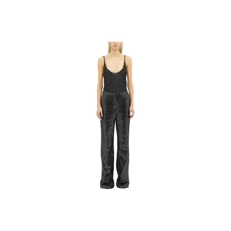 MSGM Sequin embellished Trousers-1