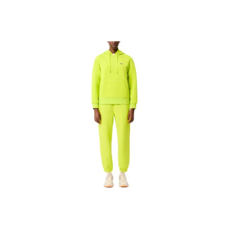 LACOSTE Knitted Sports Pants Women's Yellow-1