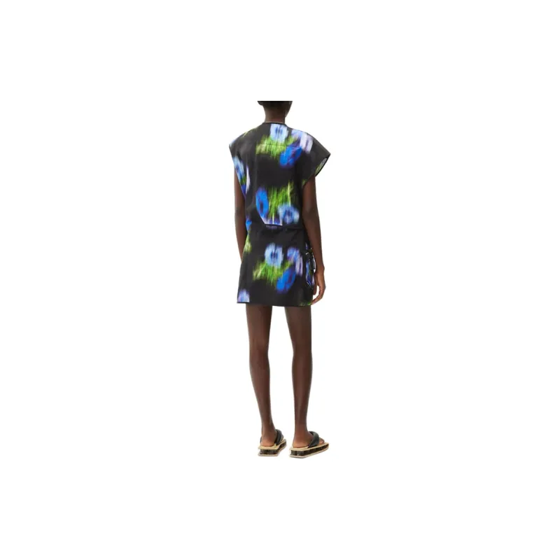 KENZO Sleeveless Dresses Women's Green-3