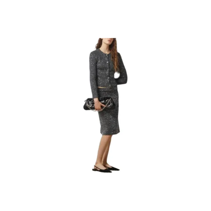 GUCCI Sequin Round neck Cardigan-1