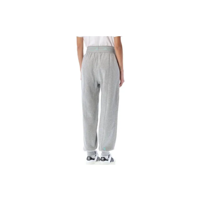 Adidas Knitted Sweatpants Women's Gray-4