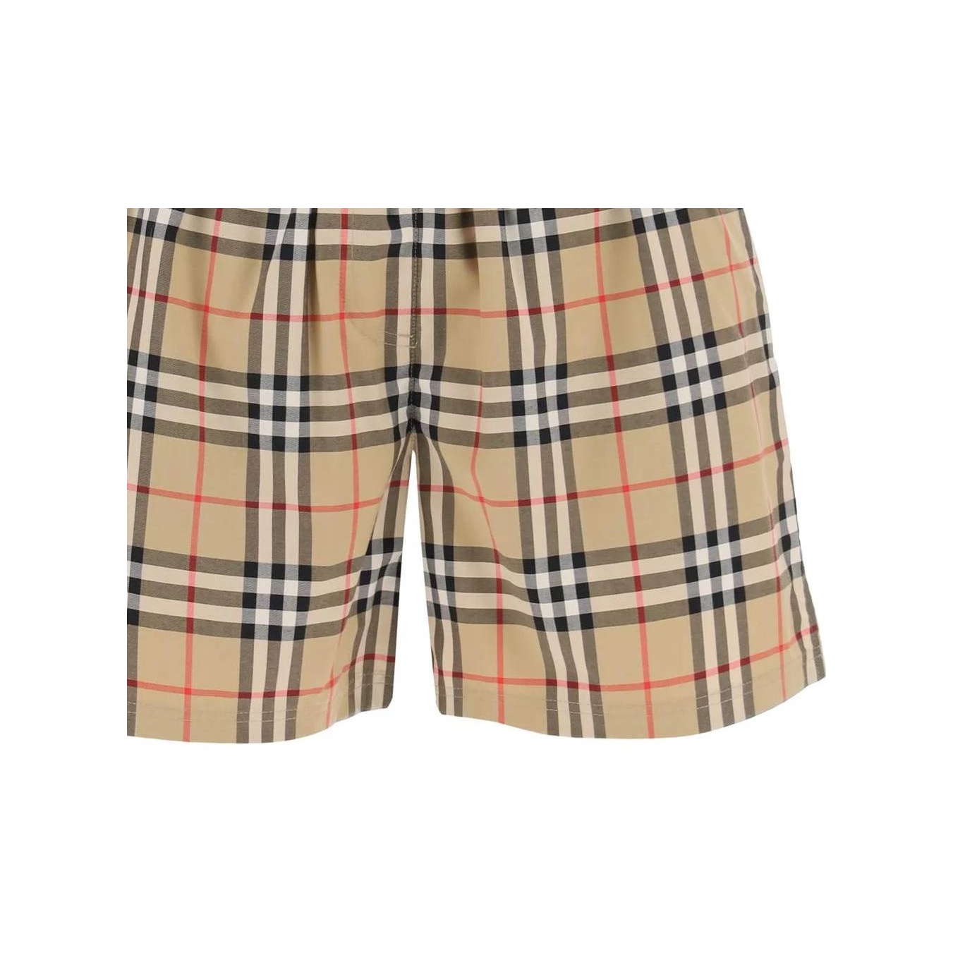 Burberry Women'ss Stretch Cotton Shorts Vintage Check 4 - POIZON