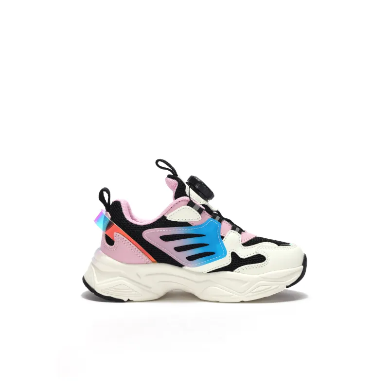 PONY Durable Breathable Kids Lifestyle Shoes Pink Black Kids'-1