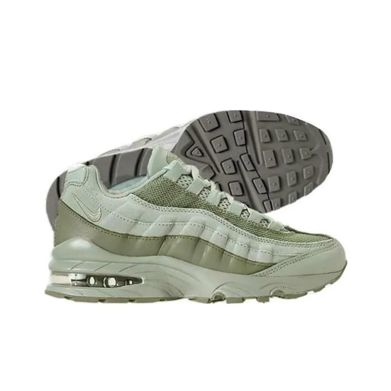 Nike Air Max 95 Anti Slip Wear Resistant Casual Shoes Gray Teenagers-2