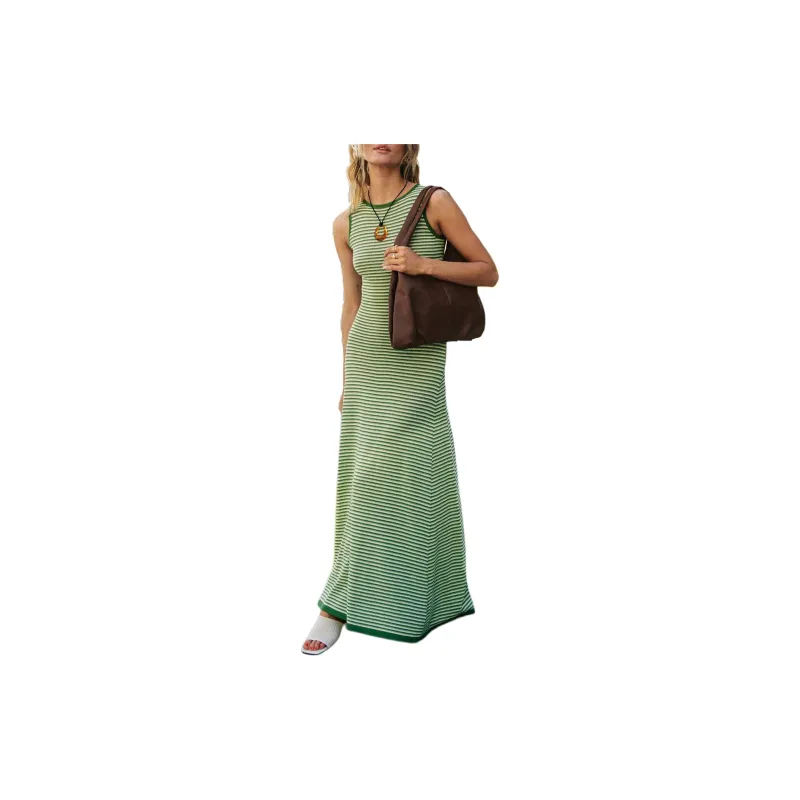 PRINCESS POLLY TAVISON MAXI DRESS Sleeveless Dress Women's GREEN/Green-1