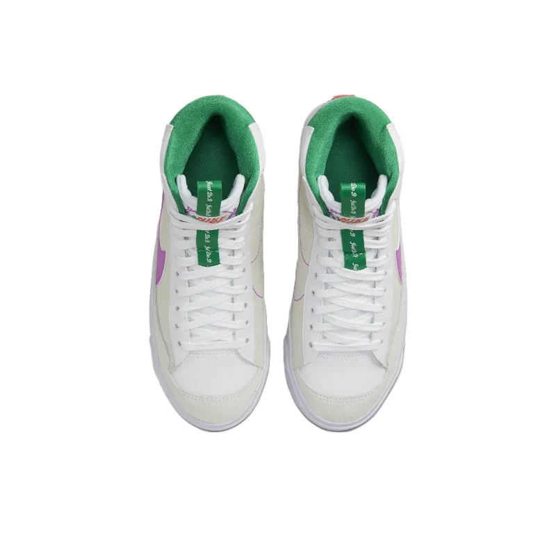Nike Blazer Mid '77 GS 'Dance - White Fuchsia Green'-3