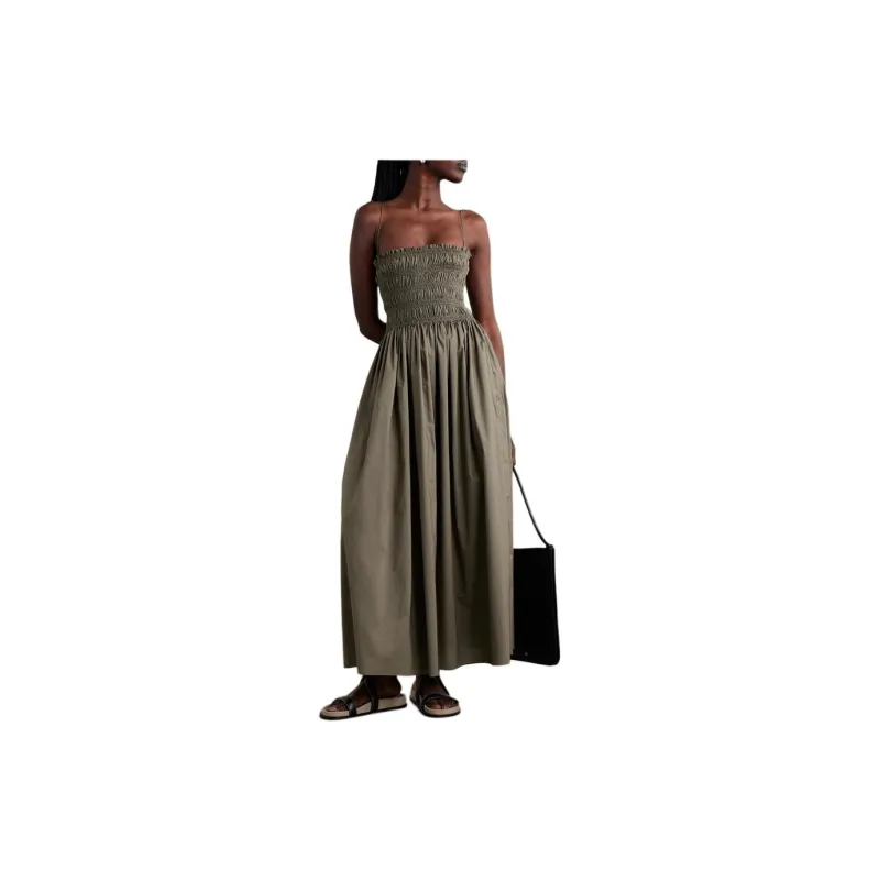 Matteau SS24 Slip Dresses Women's Dark Khaki-1