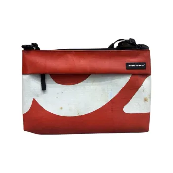 FREITAG PVC Crossbody Bags Shoulder Bags Small Size Unisex Red & White