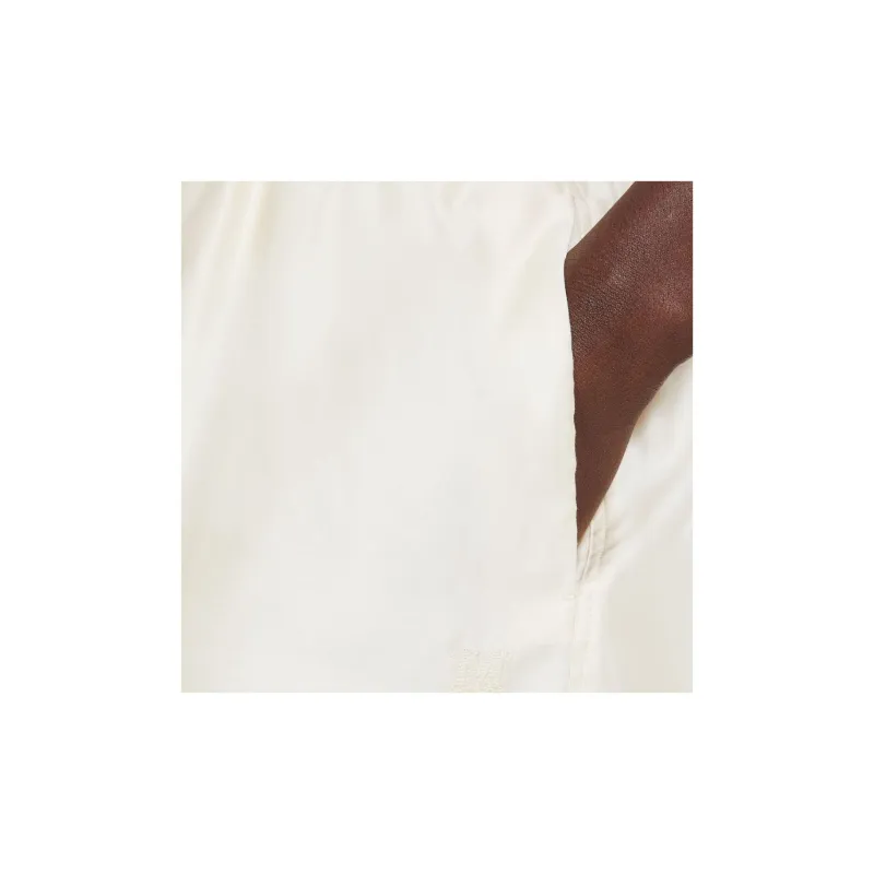 MaxMara Piadena Collection Cotton Shorts With Monogram Embroidery Casual Shorts Women's White-5