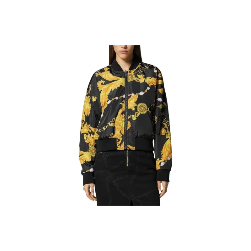 VERSACE JEANS COUTURE FW23 Jackets Coats Women's Black-1