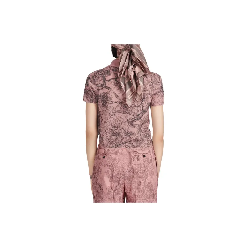DIOR Dioriviera SS23 Polo Shirt Women's Pink-3