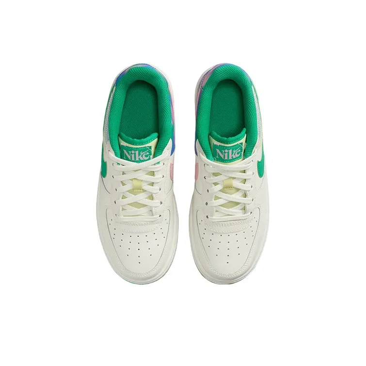 Nike Air Force 1 Low LV8 3 Heel Stitch Sail Stadium Green GS-5