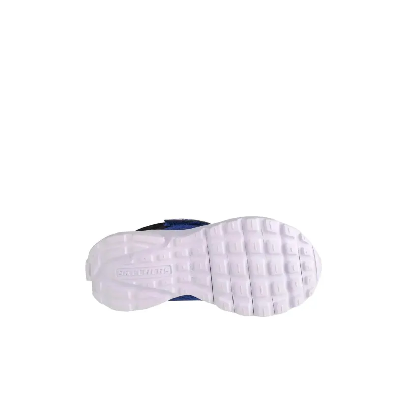 Skechers Flex Mezder Low Top Cushioning, Wear Resistant Kids Lifestyle Shoes Blue Black Kids'-4