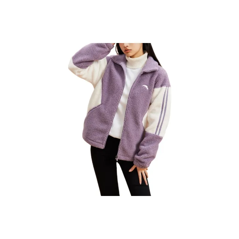 ANTA Velvet Jackets Women's Purple-2