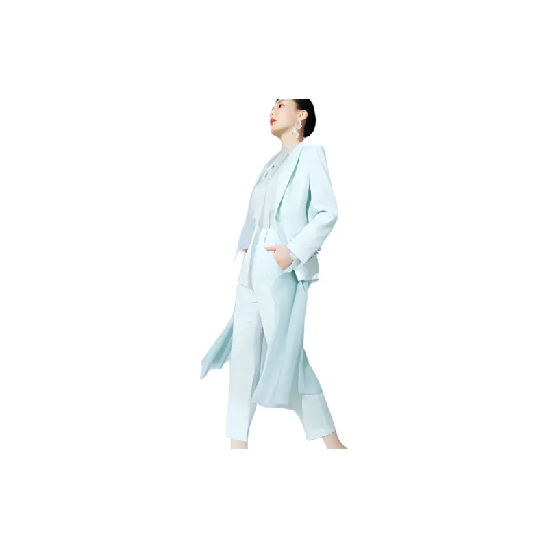 BBLLUUEE Suit Trouser Women's Ice Green-1