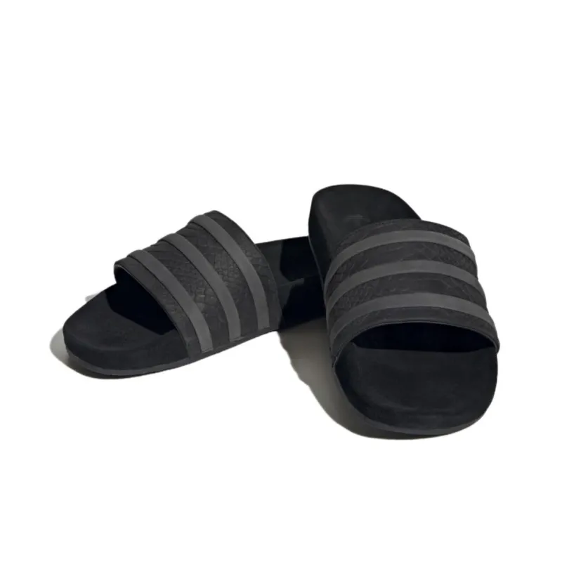 Adidas Embossed logo Stripe detail Slides-3