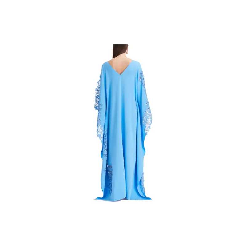 Oscar De La Renta Long-Sleeved Dresses Women's Blue-1