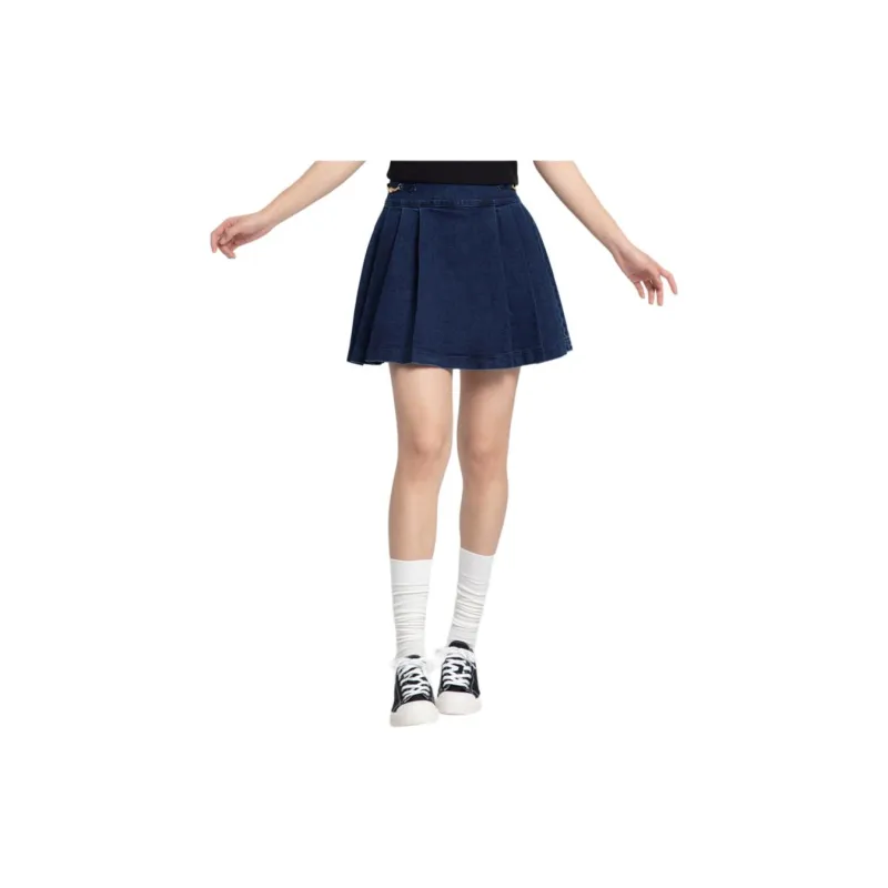 GUESS Denim Short Skirts Women's Dark Blue-1