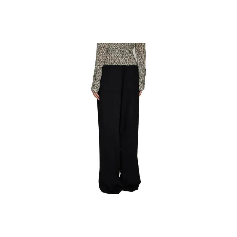 FENDI Ff Jacquard Straight Leg Trousers-3