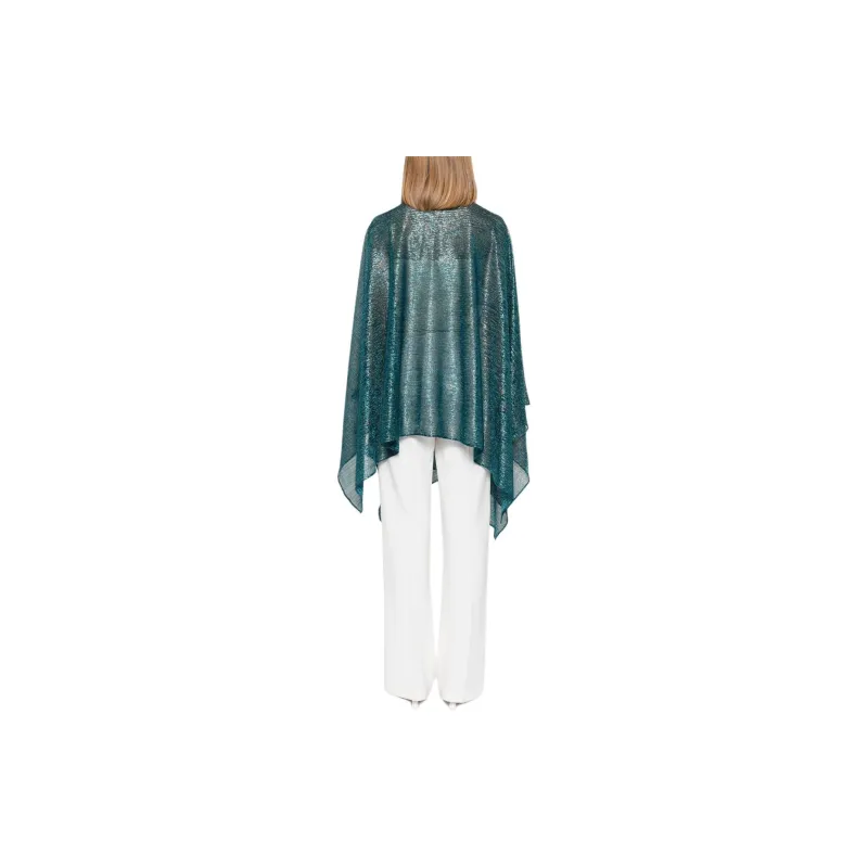 Talbot Runhof Lurex Cape-2