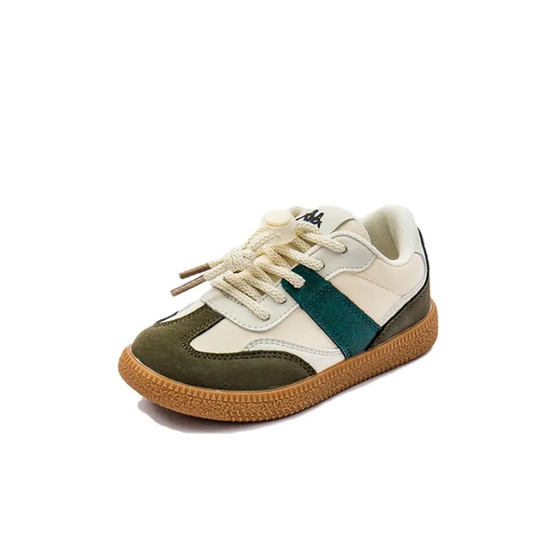 KAPPA KIDS Capa Anti Slip And Wear Resistant Lightweight Low Top Skateboard Shoes Army Green Kids'-2
