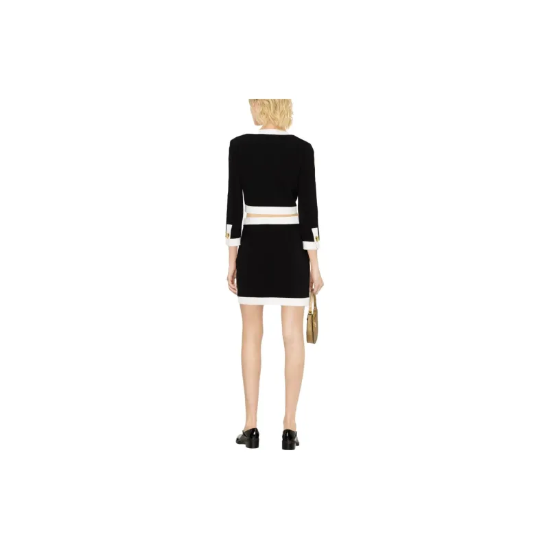 MOSCHINO Heart Buttons Cropped Jacket-1