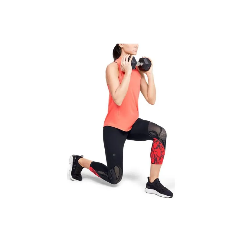 Under Armour Rush Yoga Pants Women's Black Red-2