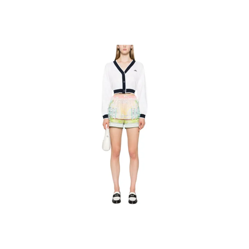 CASABLANCA Vase High Waist Shorts-1