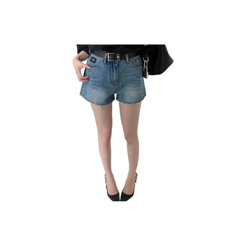 FORNI Denim Shorts Women's Denim Blue-1