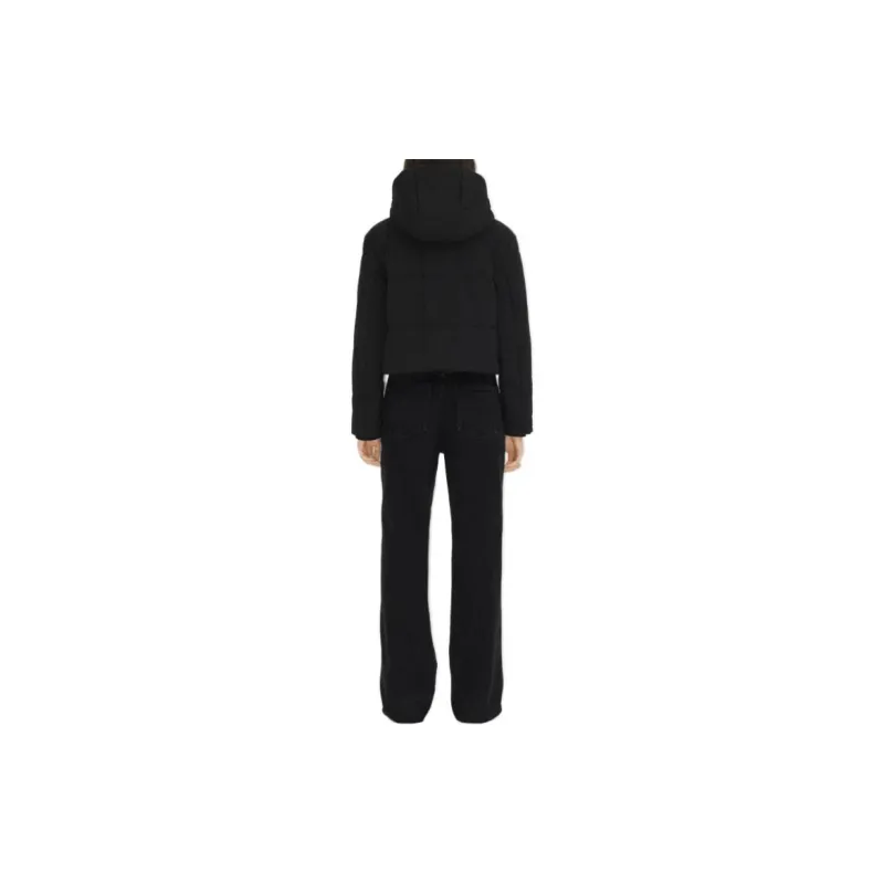 Burberry Hooded Cropped Quilted Down Jacket-2