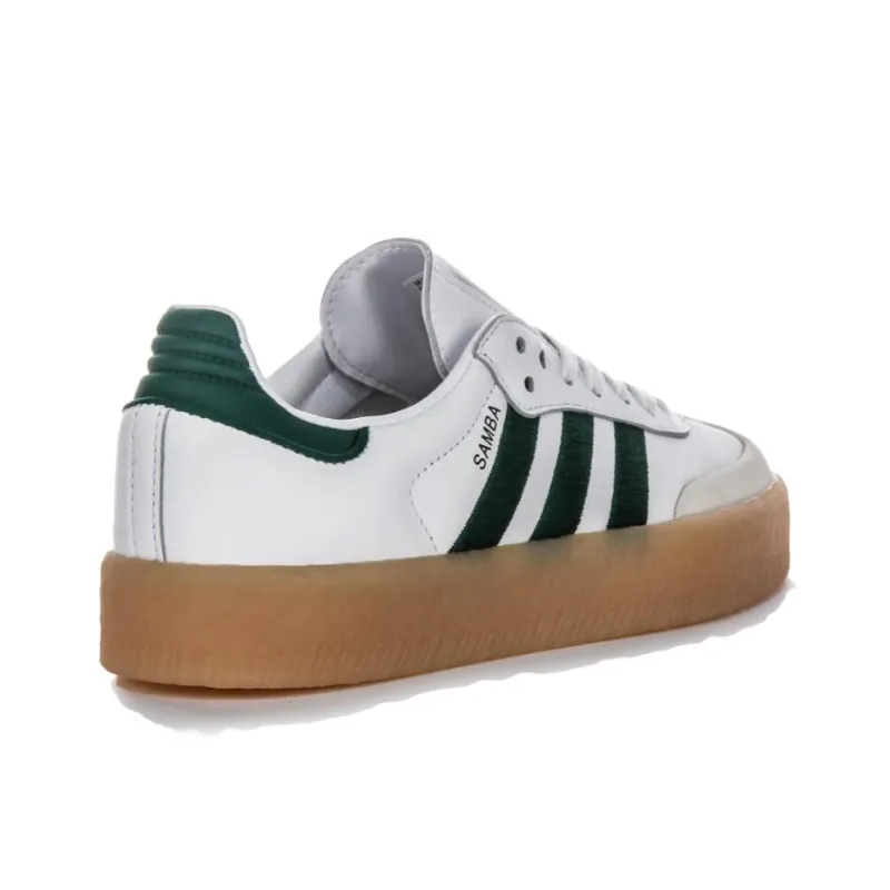 Adidas Samba XLG 'White Green' Low Top Skateboard Shoes Women's White Green-3