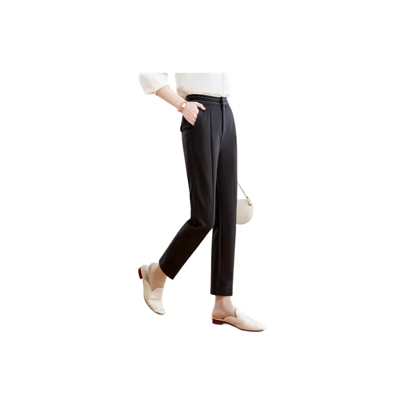 Mo Han Yi Mei Casual Pants Women's Black-2