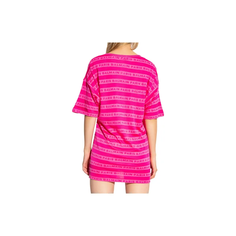 BALMAIN T-Shirts Women's Red-2