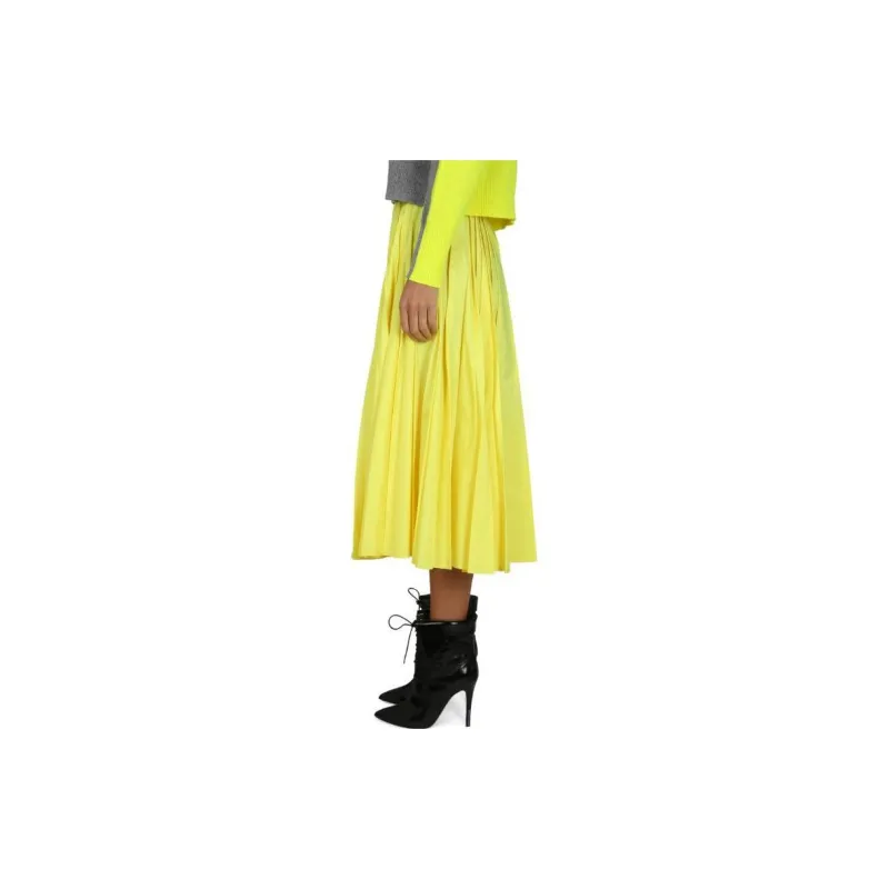 PHILOSOPHY DI LORENZO SERAFINI Pleated Mid Length Flared Skirt-2