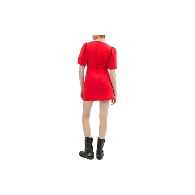 COACH SS24 Short Sleeved Dresses Women's Red-2