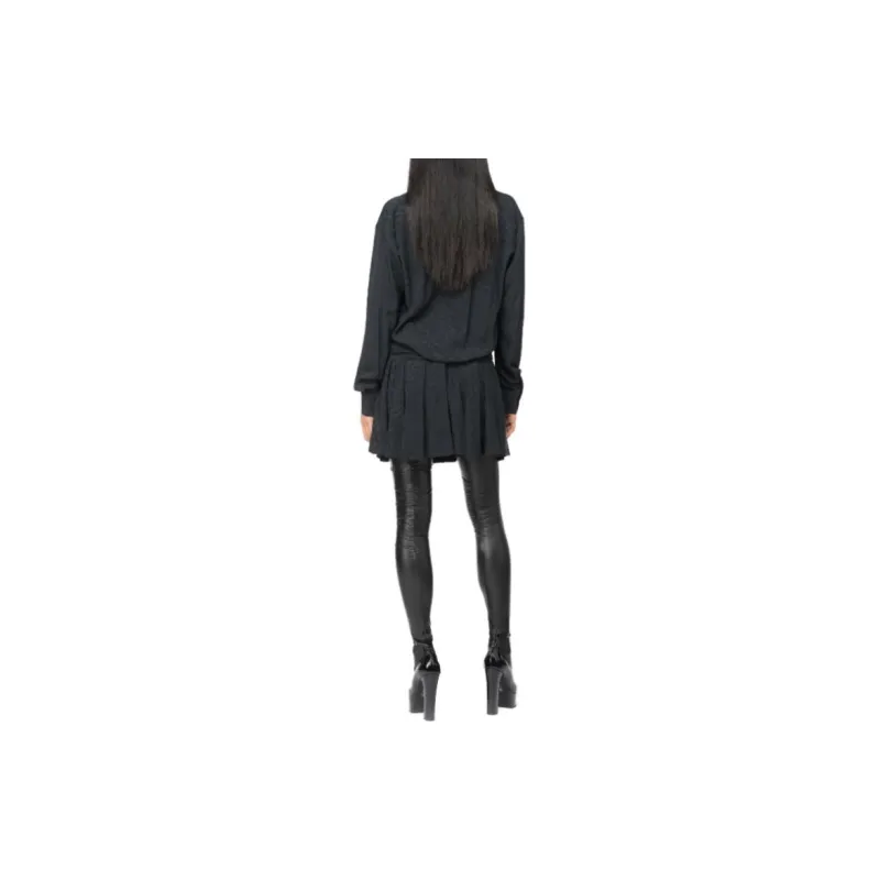 PINKO Arzach Logo jacquard Shirtdress-3