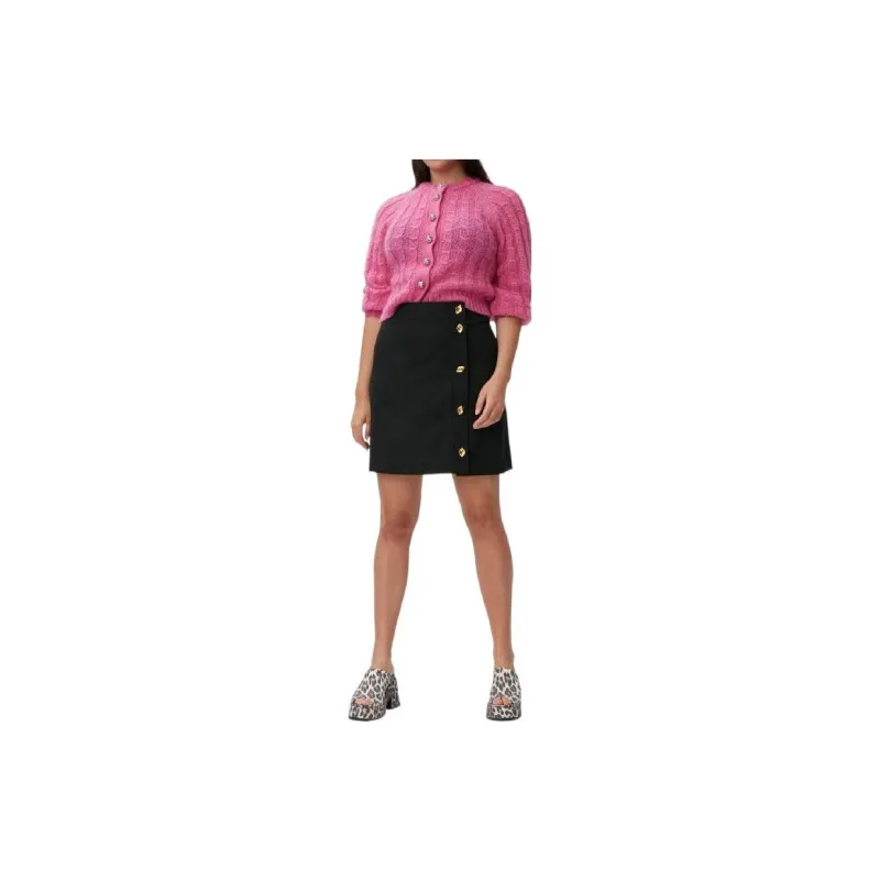 GANNI Cardigan 'Phlox Pink'-1