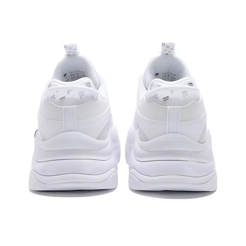 FILA FUSION BUBBLE Cushioning Anti Slip Wear Resistant Breathability Low Top Casual Shoes Women's White-4