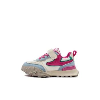 KAPPA KIDS Anti Slip And Wear Resistant Breathable Low Top Casual Shoes Beige Plum Red Kids'