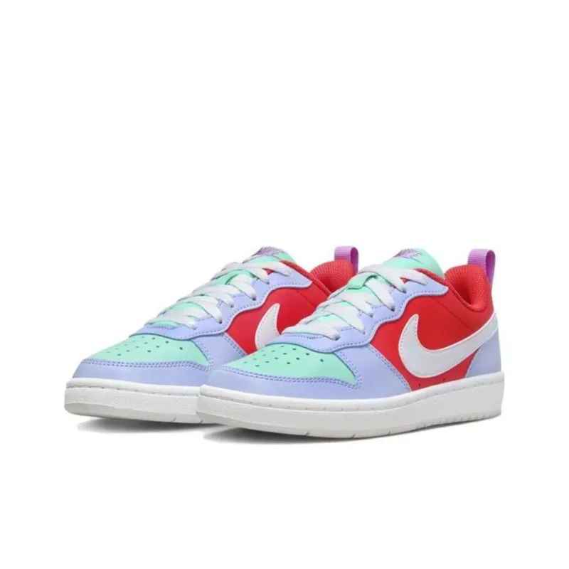 Nike Court Borough Low Cobalt Bliss Track Red GS-2