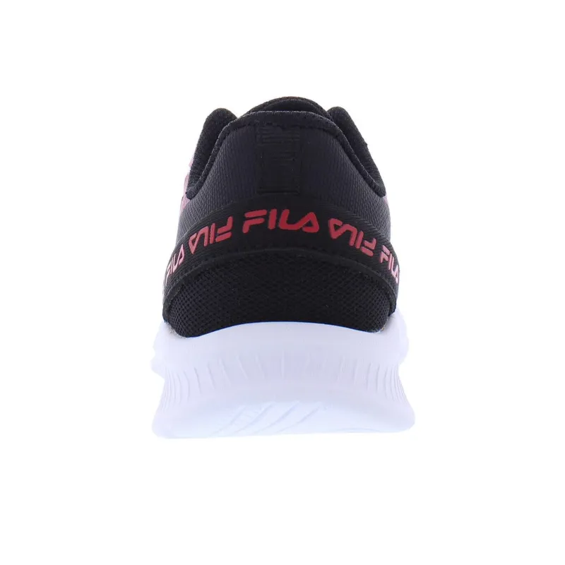 FILA KIDS Optix 3 Cushioning Wear Resistant Low Top Kids' Running Shoes Black Red Kids'-2