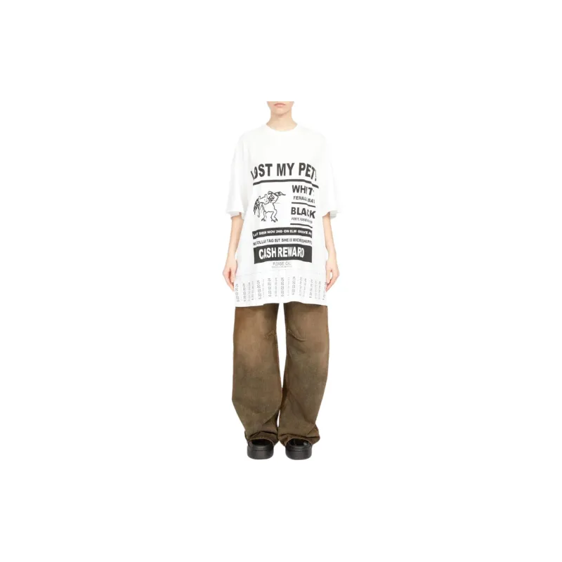 MM6 Maison Margiela Oversized T Shirt 'Optic White'-1